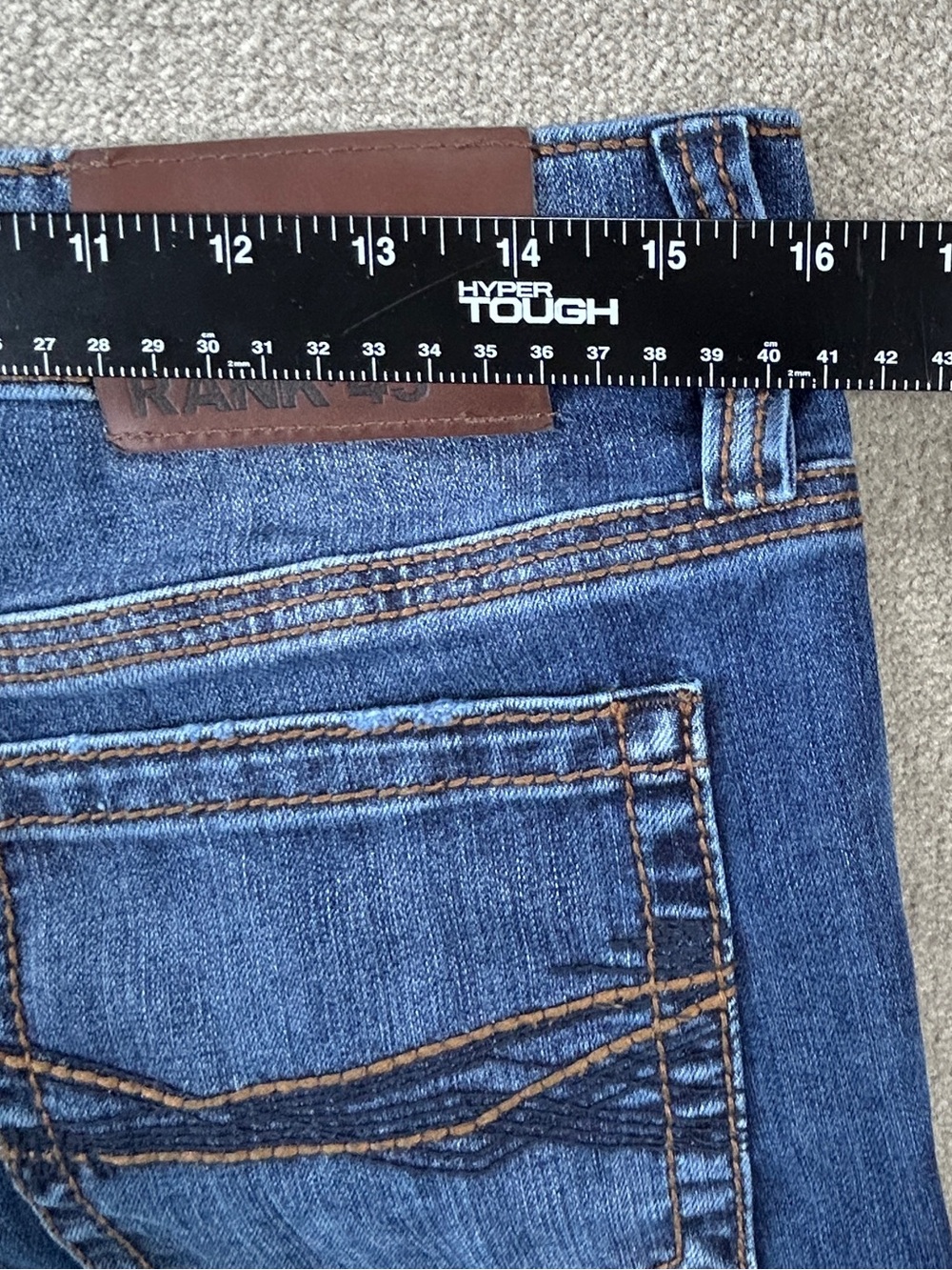RANK 45 Bootcut Jeans , 30-32(tag)
32x31,5(measured) - Picture 3 of 14